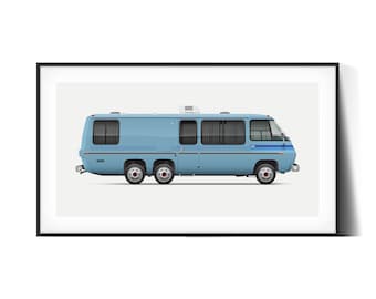 GMC Glacier Motorhome Print