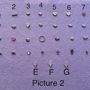 Floating charms, Origami Owl charms, Charms for lockets, Charms for floating pendant, Origami Findings, Floating locket charm
