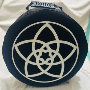 Sac de batterie Shaman entièrement rembourré, design en forme d&#39;étoile avec sac à dos.