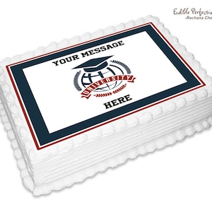 Custom University Edible Image Cake Topper, Graduation, College Selection