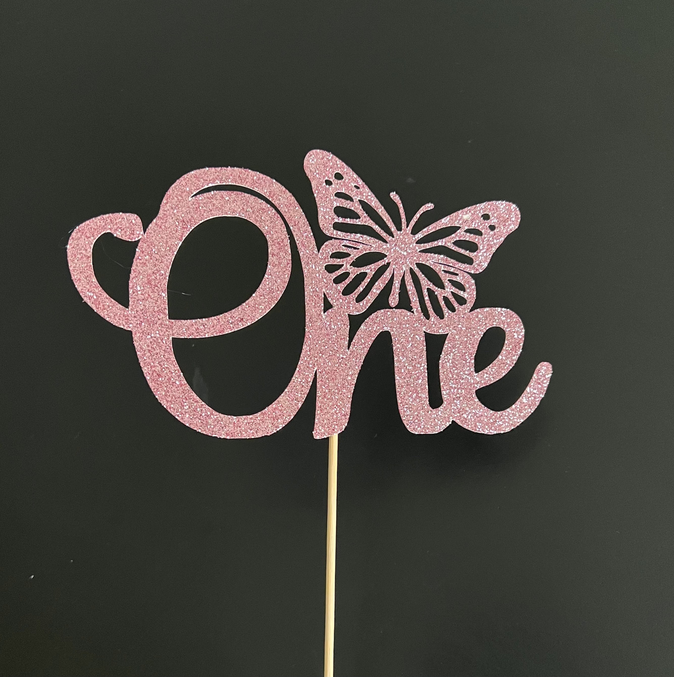 Déco 1er Anniversaire Fille Xigejob – Papillons, Kit Pour Fête, Neuf