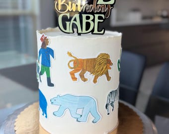 Polar Bear Polar bear what do you hear, Edible Cake Images: Kids book Cake Decoration