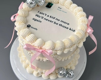 I ain't a kid no more Edible Cake Image