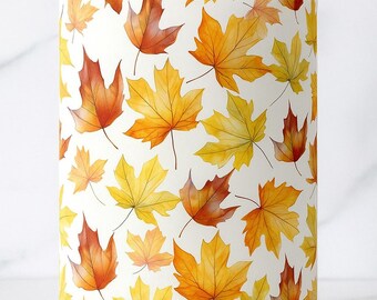 Fall Leaves Cake Wrap: Autumn Edible Image (10x8 inch)