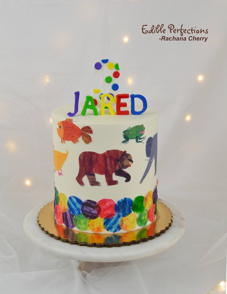 Brown Bear Brown Bear What Do You See Edible Images Edible Etsy