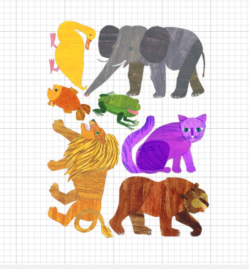 Brown Bear Brown Bear What Do You See Edible Images Edible Etsy