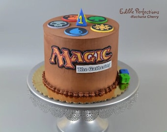 Magic The Gathering Cake Topper Set: Edible Image Decorations