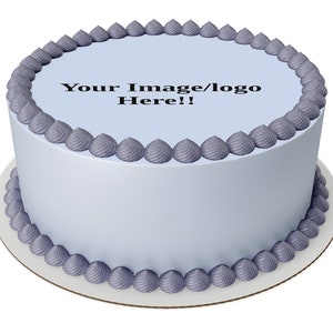 8 Inch Round Custom Edible Cake Image