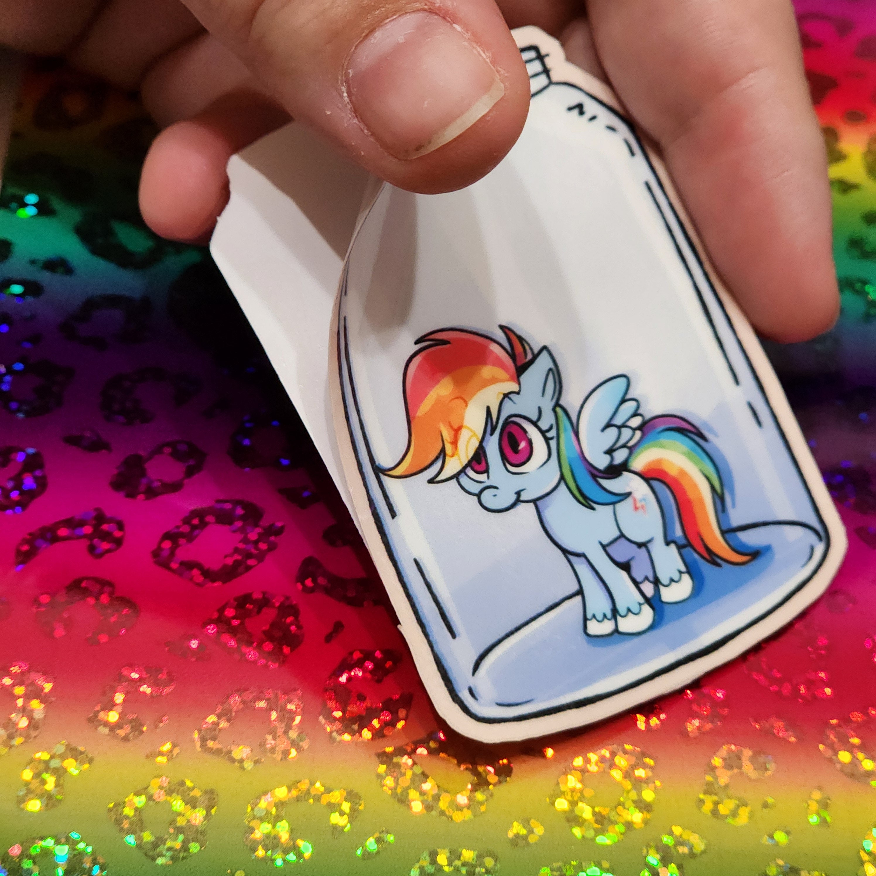 Raainbowdash Sticker Rainbow Dash Jar Sticker - Etsy