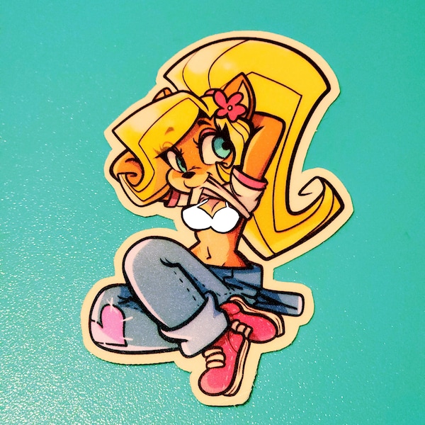 Coco Bandicoot boobie sticker