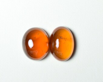 10 x 13 8 x 11 Hessonite Cabochons 34.15 CTS Loose Gemstone Natural Hessonite Garnet Cabochons Oval Cabochons 9 Pcs, 9 x 12