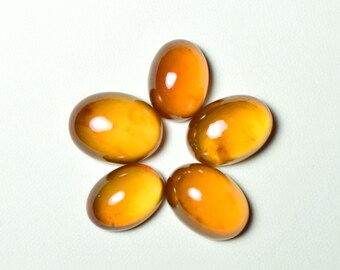 10 x 13 8 x 11 Hessonite Cabochons 34.15 CTS Loose Gemstone Natural Hessonite Garnet Cabochons Oval Cabochons 9 Pcs, 9 x 12