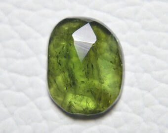51.50 carats green tourmaline rosecuts