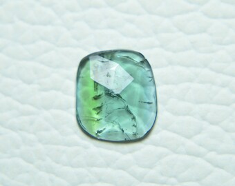 51.50 carats green tourmaline rosecuts