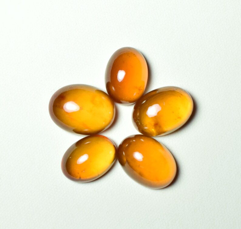 10 x 13 8 x 11 Hessonite Cabochons 34.15 CTS Loose Gemstone Natural Hessonite Garnet Cabochons Oval Cabochons 9 Pcs, 9 x 12