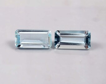 3mm to 10mm Aquamarine Gemstone square lot,Natural Aquamarine,Loose Aquamarine Faceted squares Aquamarine Jewelry price per piece