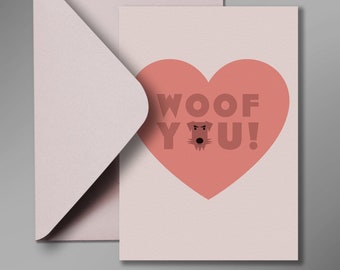 Dog Card | 'Typographic' Design | A6 | teddy.wales | Welsh Terrier or Airedale Card