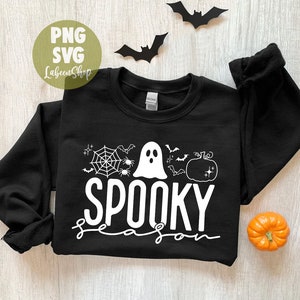 Spooky Season SVG Halloween Svg Png File Cute Ghost SVG - Etsy