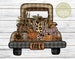 Vintage Fall Truck PNG, Pumpkin Truck, Halloween Fall Png, Halloween Pumpkin PNG, Leopard Fall, Fall Sublimation Design 