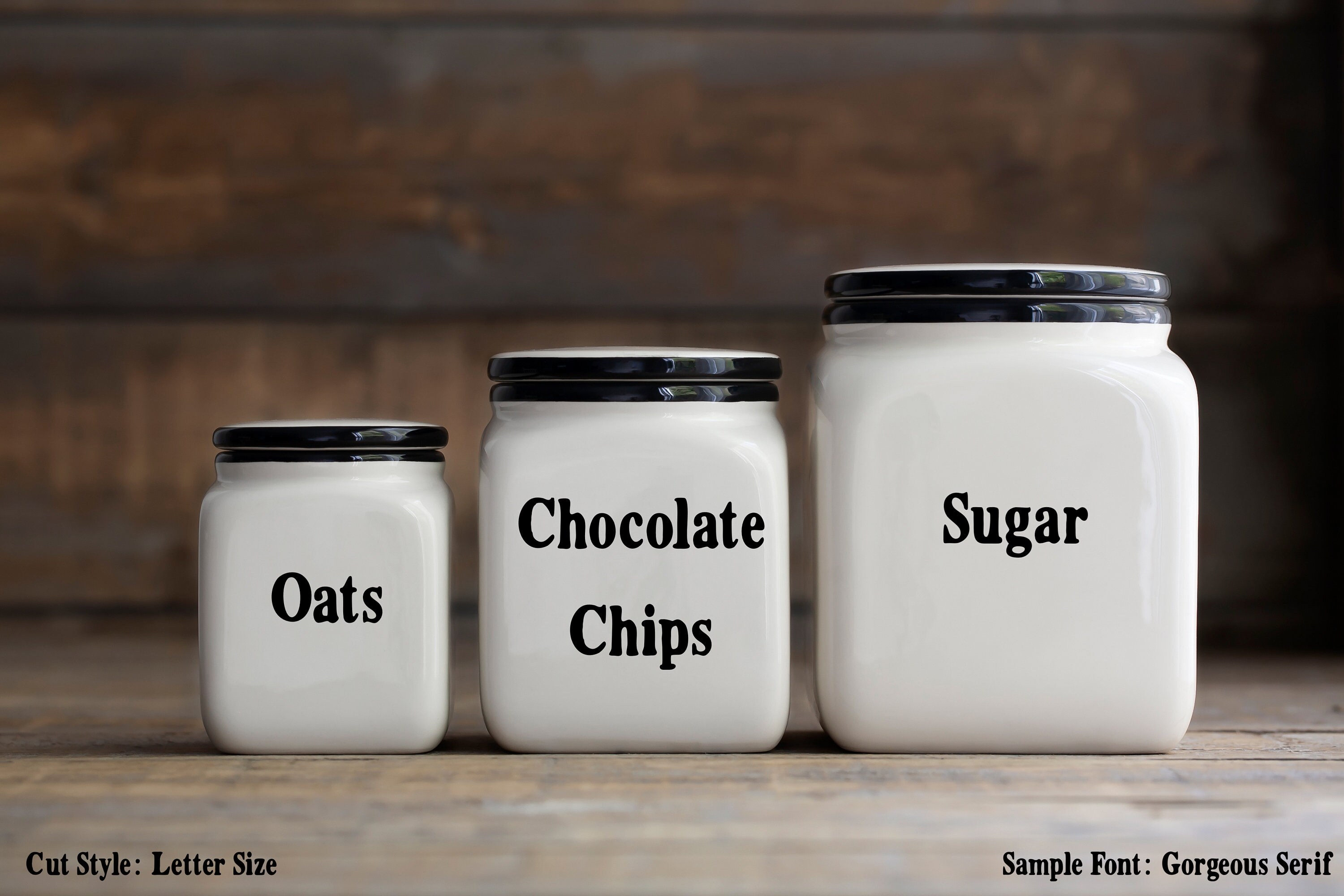 Personalized Canister Labels Pantry Labels, OXO Labels, OXO Containers,  Flour, Sugar, Baking Labels, the Home Edit, Pantry Organization 