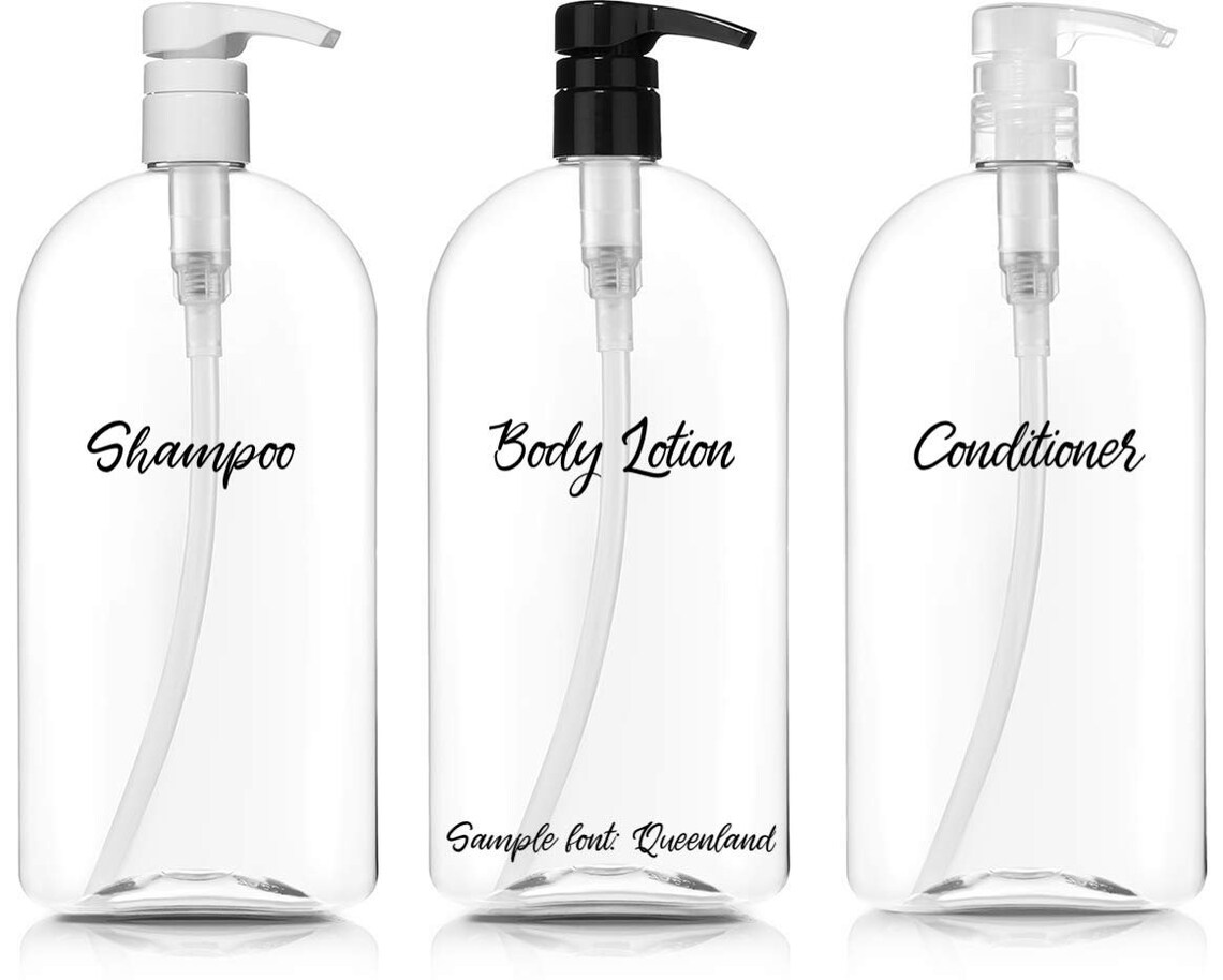 Shampoo and Conditioner Labels // Custom Soap Labels // Bath Etsy