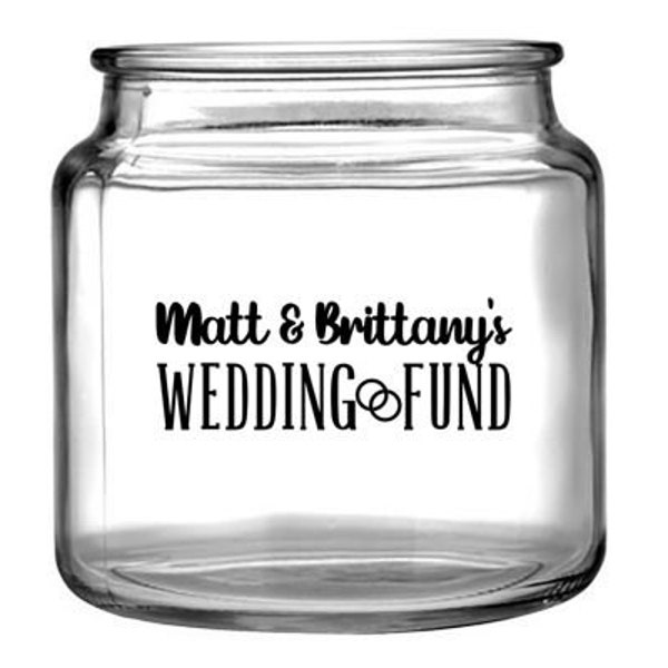 Wedding Fund Jar Etsy