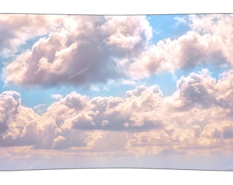 Bright Summer Sky Clouds Tapestry