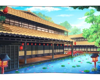 Kawaii Japanese Anime Minka Tapestry