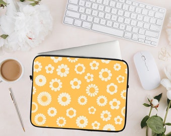 Yellow Mixed Sun Flower Laptop Sleeve/Case