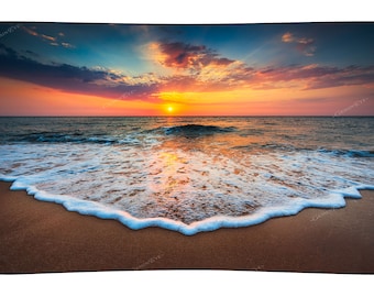Sunset Beach Wandbehang