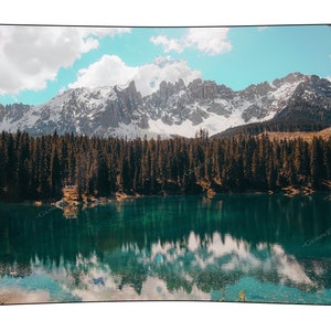 Mountain, Forest, and Lake Tapestry