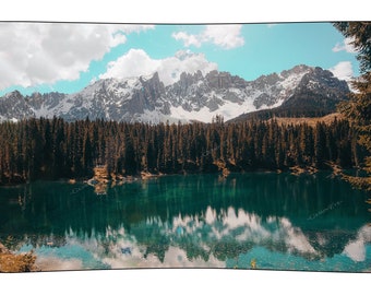 Mountain, Forest, and Lake Tapestry