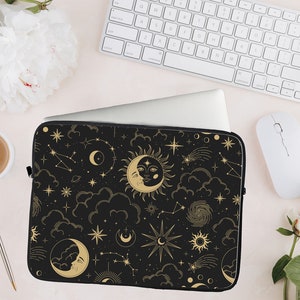 Moon Meets Stars Laptop Sleeve/Case