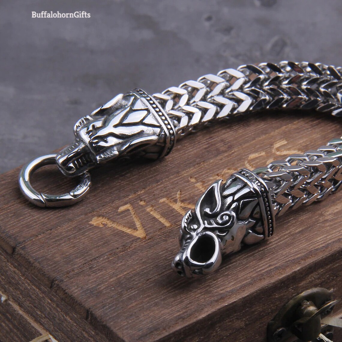Nordic Viking Viking Armband Norse Dragon Bracelet Viking Etsy