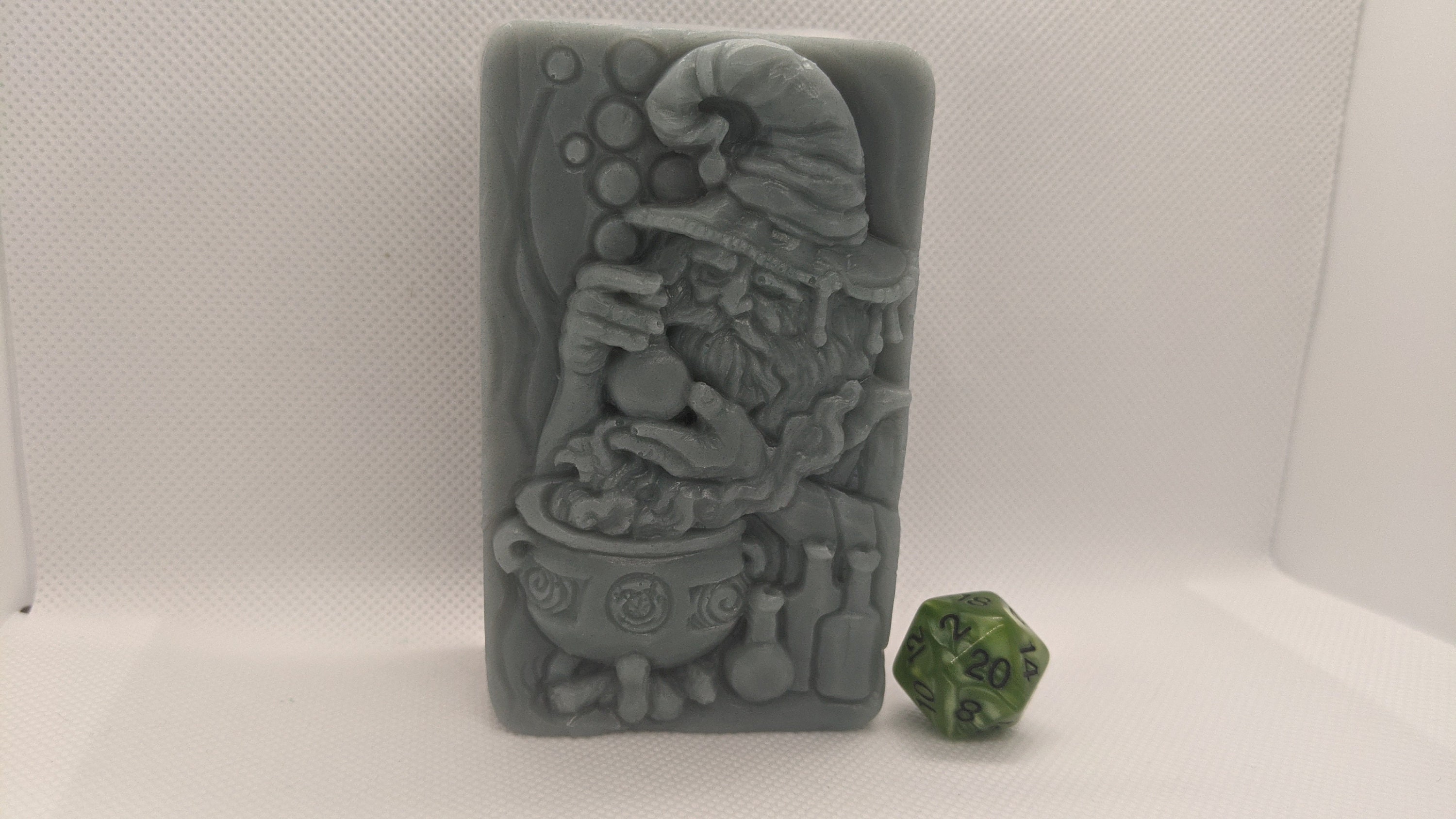 CUSTOM MADE Alchemist Workshop w/ d20 inside - DND Gift - Dungeons and Dragons Soap