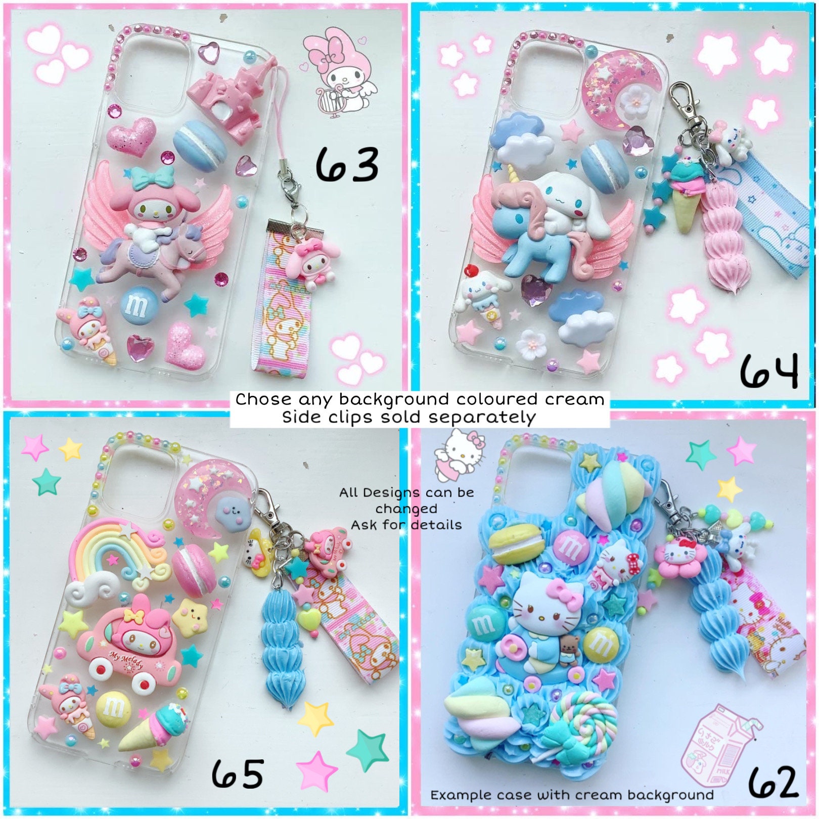 Custom Decoden Phone Case Melo Phone Case Kawaii Phone Case Bunny