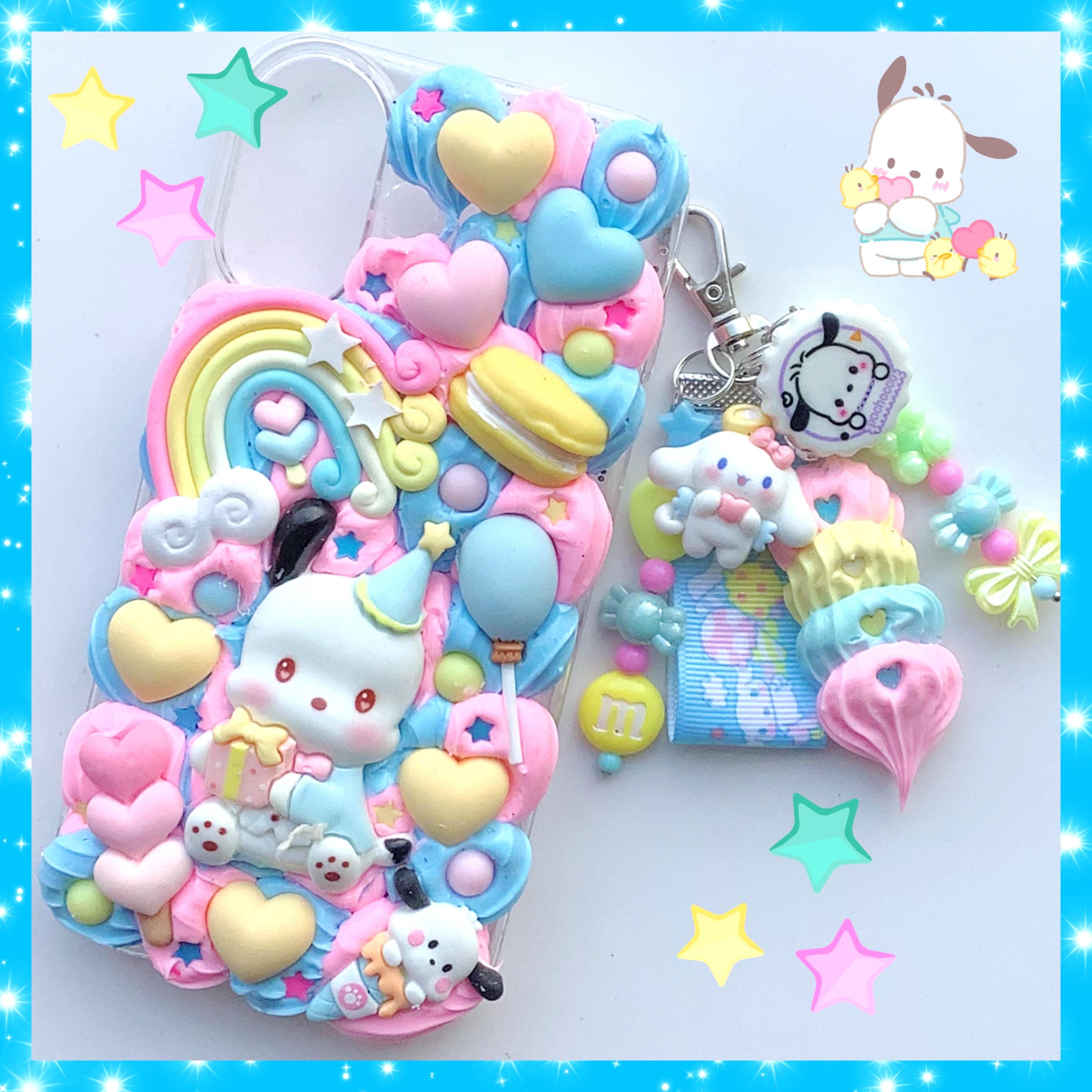 くまちゃん×ピンクリボンのプリンスケルトンケースデコ② くまちゃん×ピンクリボンのプリンスケルトンケースデコ② il_fullxfull