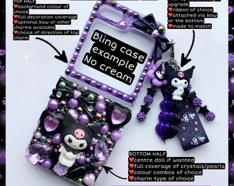 Custom Z Flip 5 Case Kitty Z Flip 6 Phone Case Kuromi