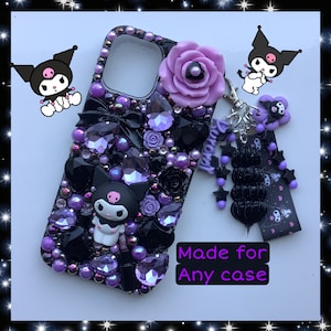Custom decoden phone case kuro Phone case bling phone case kawaii phone case kuro decoden iPhone case decora phone case bedazzled case