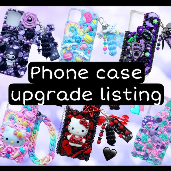 Custom decoden phone case Add Ons Decoden charm decoden phone charm kawaii keychain decoden keychain decoden key ring kawaii phone charm