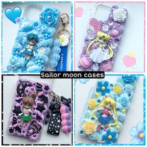 Sailor moon phone case sailor moon decoden phone case manga phone case kawaii phone case custom decoden iPhone cases anime phone case