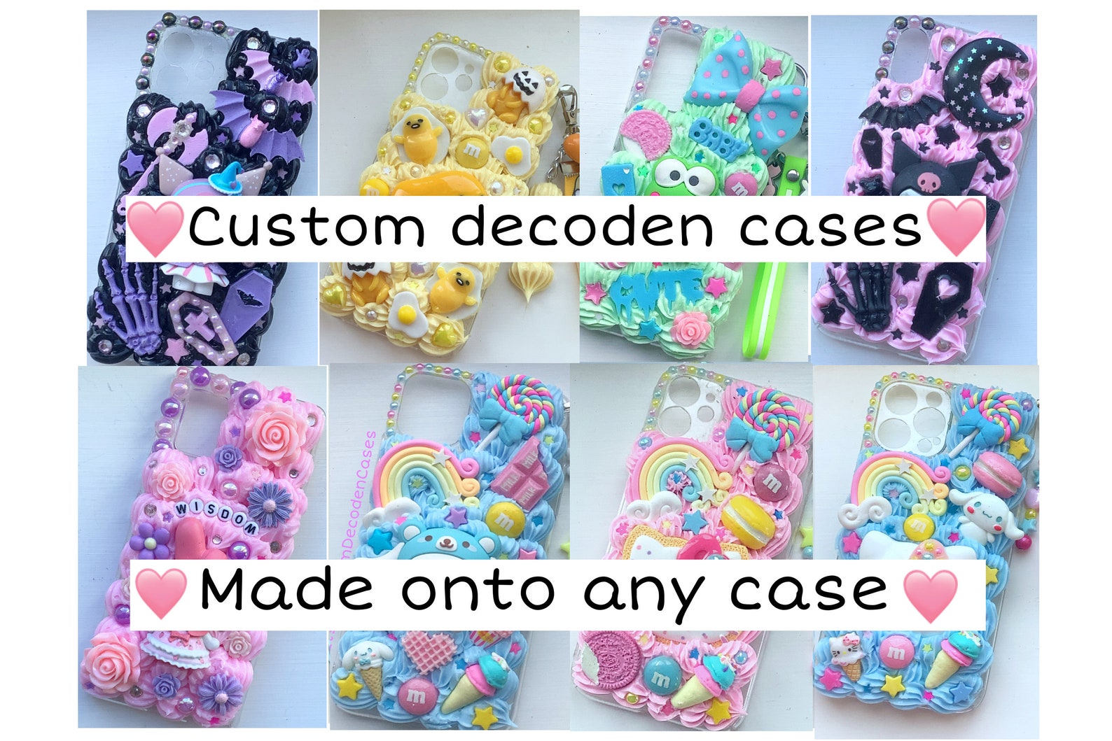 Custom Decoden Phone Case Custom Kawaii Phone Case Gyaru Phone Etsy UK
