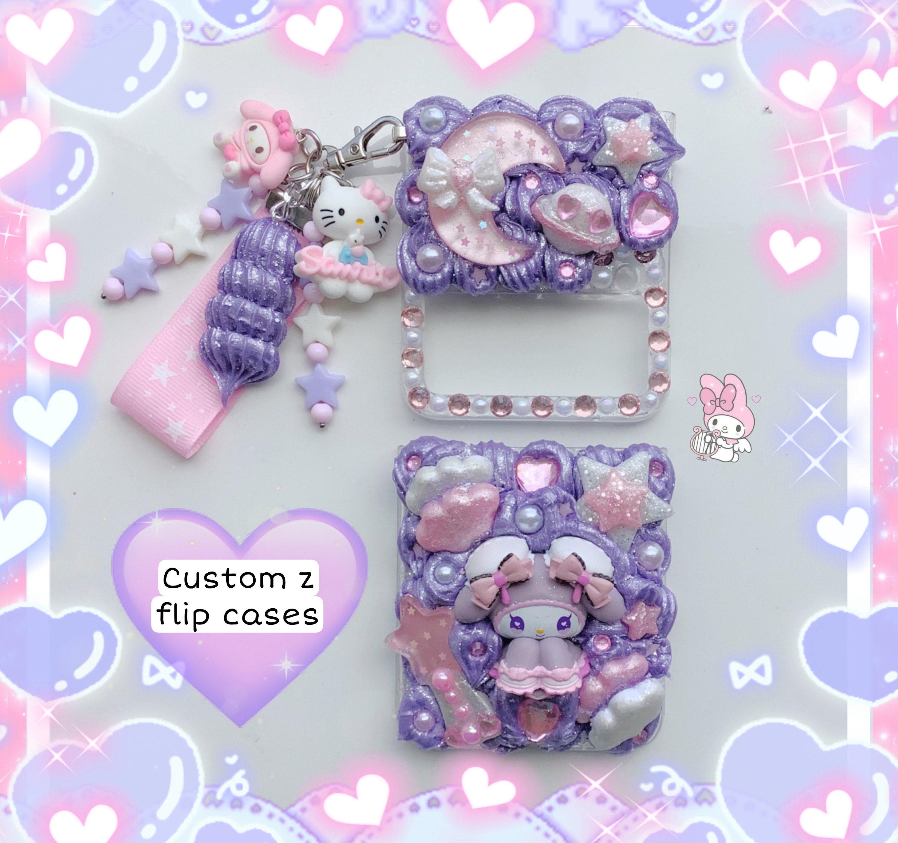 Samsung Z Flip 3 Phone Case Melody Custom Z Flip 4 Phone Cover