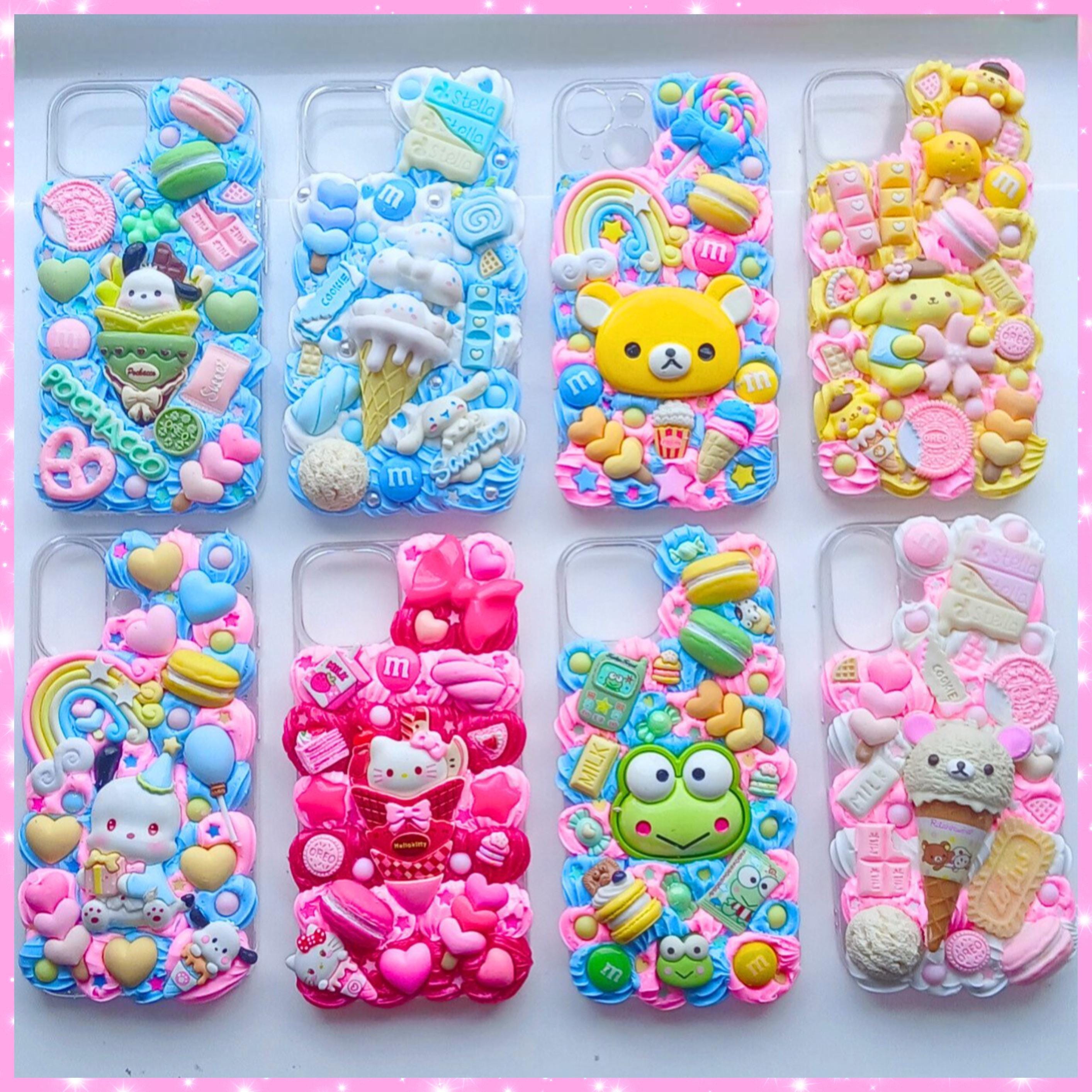 Custom Decoden Phone Case Kawaii Kitty Cute Aesthetic Apple iPhone