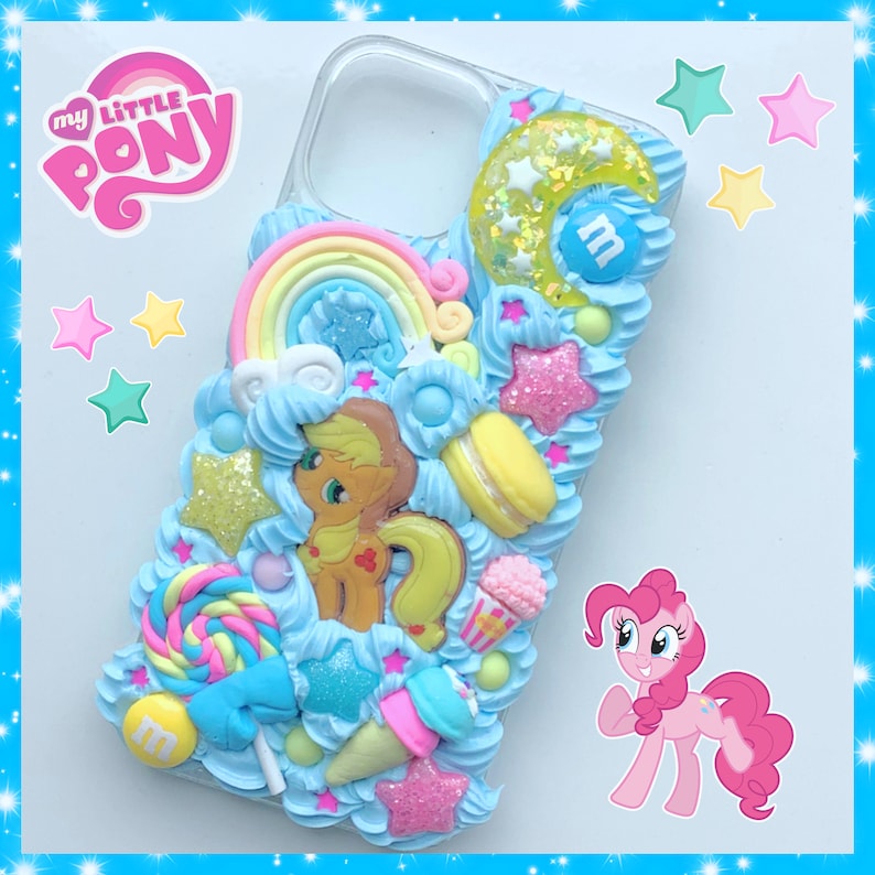 My little pony decoden phone case my little pony phone case custom decoden iPhone case pink kawaii phone case horse phone case pinkie pie image 6