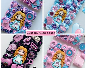 iPhoneアクセサリー Alice in Wonderland Stickermania Case Amazon.com: Skinit Phone Case Compatible with MagSafe iPhone