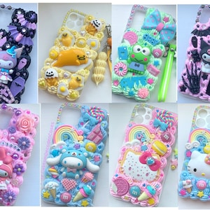 Custom Samsung phone case Samsung decoden phone case pastel cute Samsung case bling samsung cover gifts for her kawaii samsung s24 s22 s23