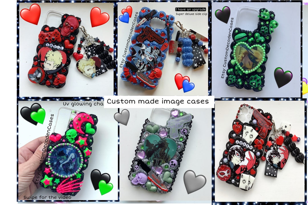 Custom Decoden Phone Case Custom Kawaii Phone Cases Anime Decoden Case