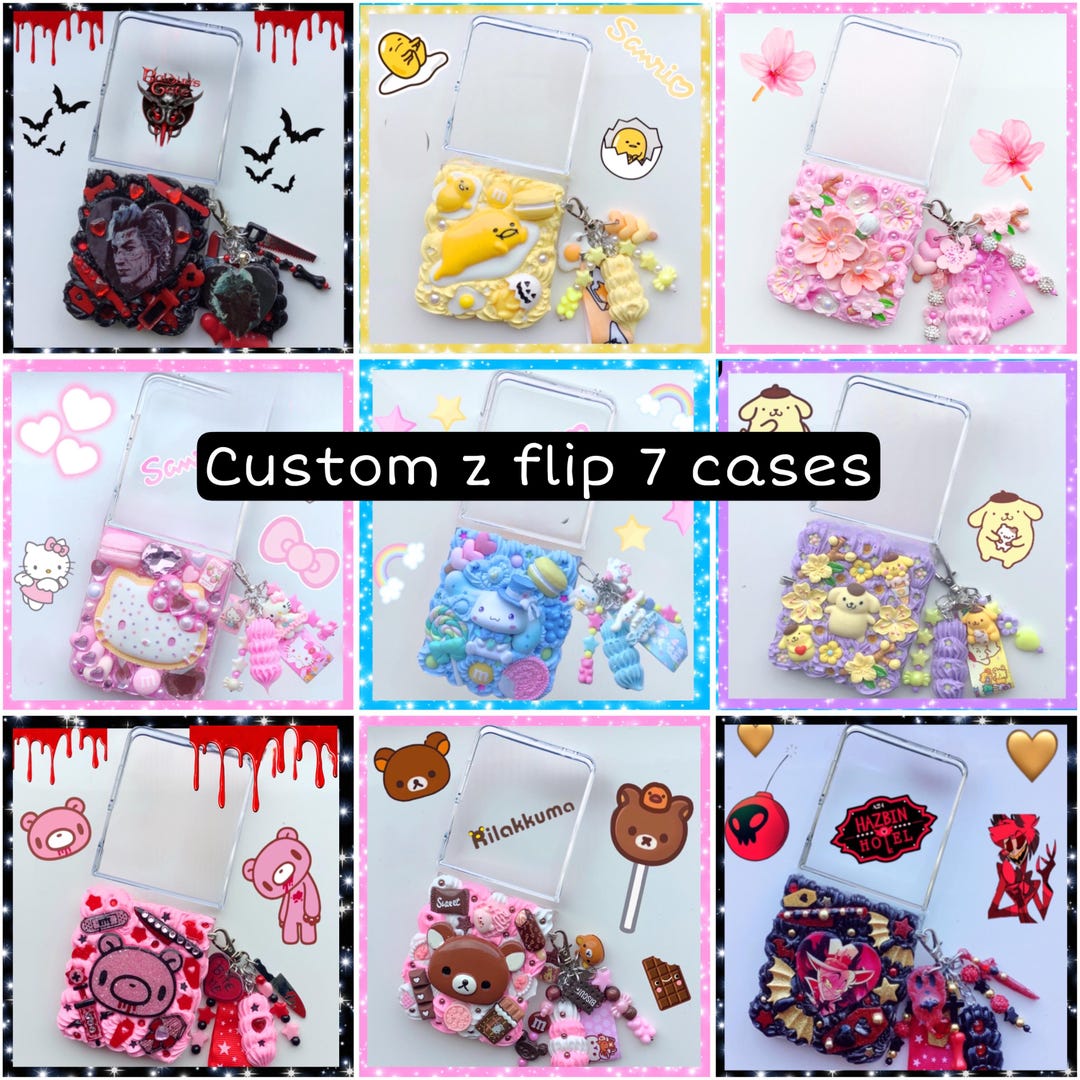 Z Flip 7 Custom Decoden Phone Case - Kawaii Cute 3D Cream Samsung Galaxy Decora Junk Cell Cover Accessory & Phone Charm Strap - Etsy Z Flip 7 Custom Decoden Phone Case - Kawaii Cute 3D Cream Samsung Galaxy Decora Junk Cell Cover Accessory & Phone Charm Strap - Etsy