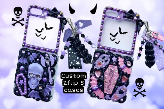 Skeleton Phone Case Black Gothic Cover Fit for iPhone 16 15